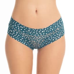 Pantaleta Encaje Plateados | Sensualidad y Comodidad Azul Petroleo S