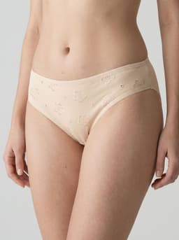 Calzon bikini Algodon flores bordadas Mujer LADY GENNY Nude XL