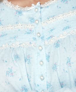 Camison Cotton LADY GENNY | Descanso Perfecto Celeste 2XL