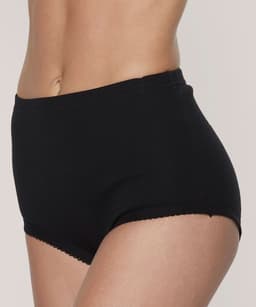 Calzon Alto Algodon Mujer LADY GENNY Negro XXXL