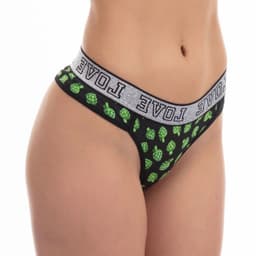 Colaless Algodon con Estampados Negro M