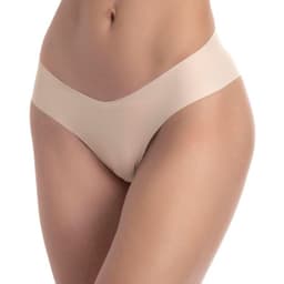 Pantaleta corte laser microfibra Nude M