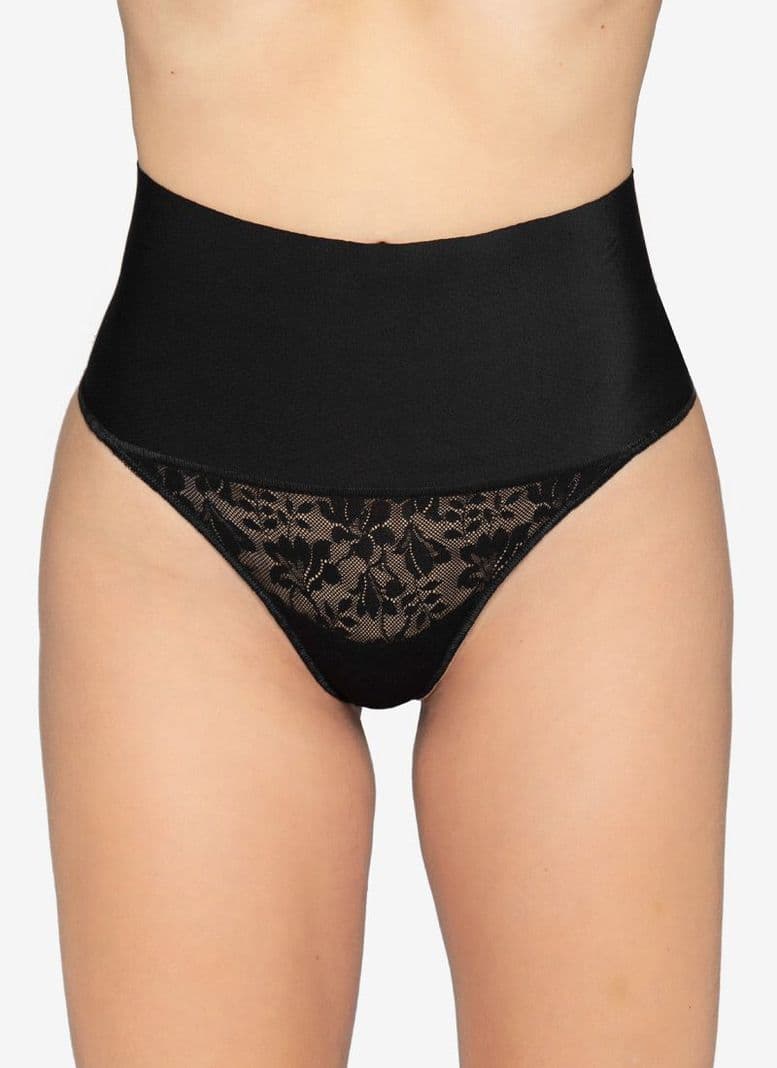 Colaless Control Encaje | Elegancia y Ajuste Perfecto Negro S