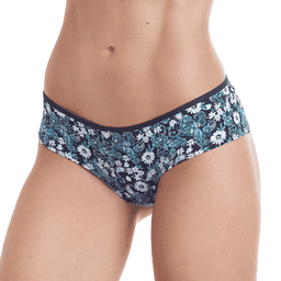 Calzon BAJO Poliamida Estampado Mujer LADY GENNY Azul S