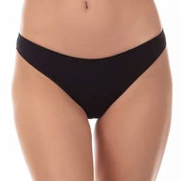 Calzon Tanga Bajo Algodon Estampado Mujer LADY GENNY Negro XL