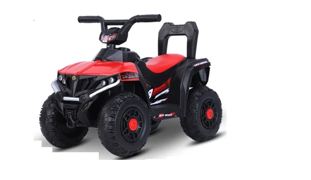 CUATRIMOTO RECARGABLE A BATERIA ROJA Rojo 0