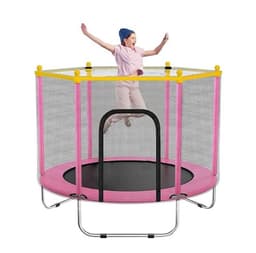 CAMA ELASTICA TRAMPOLIN SALTARINA ROSADA