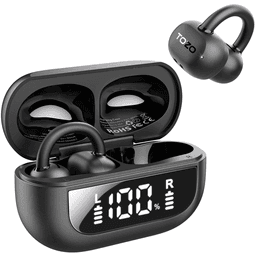 Audifonos Inalambricos Open Ear TOZO Open Rhyme TWS 40H IPX5 Bluetooth Negro