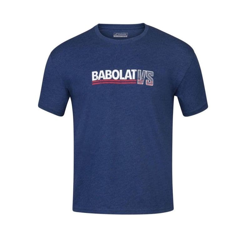 POLERA DE TENIS BABOLAT HOMBRE EXERCISE TEE Azul M