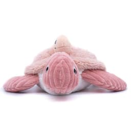 Peluche Tortuga Sauvenou Mama y Bebe - Rosa Rosado