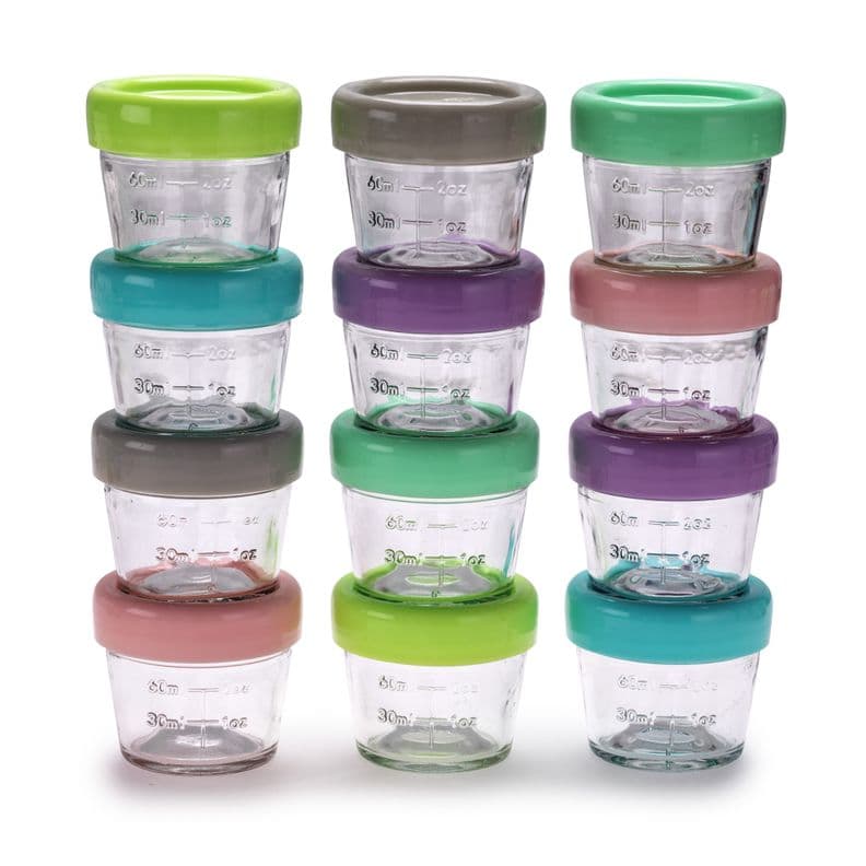 Pack De 12 Contenedores De Vidrio 118 ml