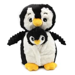 Peluche Pinguino Iglou Mama y Bebe - Negro
