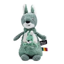 Peluche Canguro Allezou Mama y Bebe - Verde