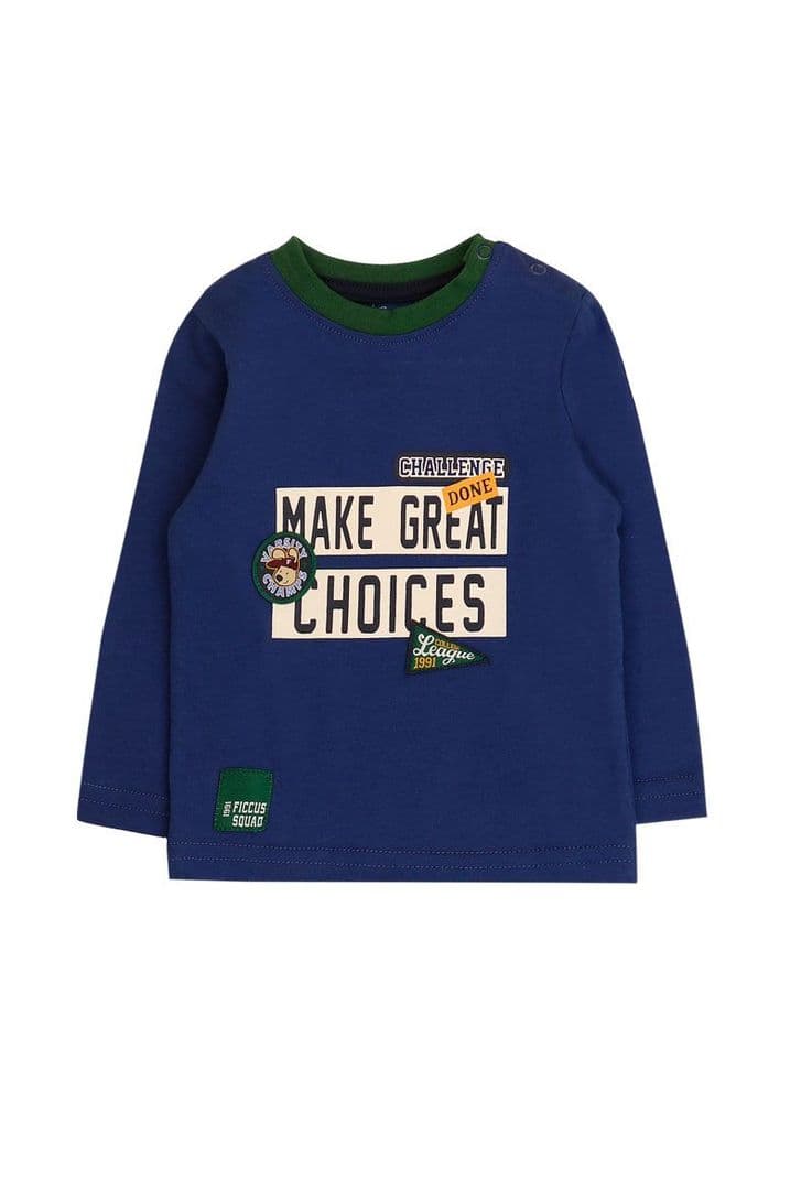 Polera bb nino squad 137 Azul 18 A 24 Meses