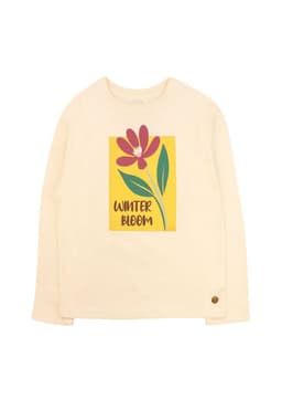Polera kids nina h/caido adventure 277R Blanco 6