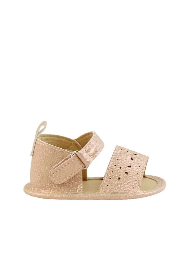 Sandalia velcro new born nina 812 Coral 15