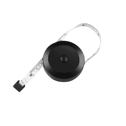 Cinta Metrica Huincha Para Medir Retractil Portatil Negro