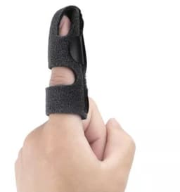 Ferula Inmovilizador Para Dedo Con Velcro Ajustable Negro