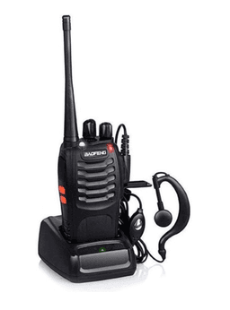 Radio Transmisor/walkie Talkie (bokitoki) Baofeng Intercomun Negro