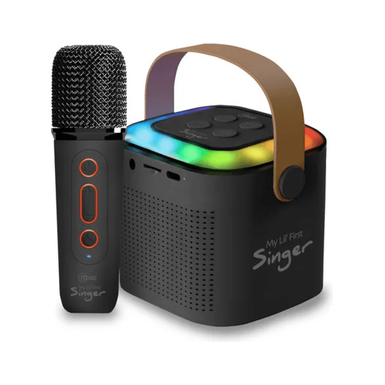 PARLANTE PORTATIL MICROLAB MY LIL FIRST SINGER KARAOKE FUN FUNNY VOICE 09390