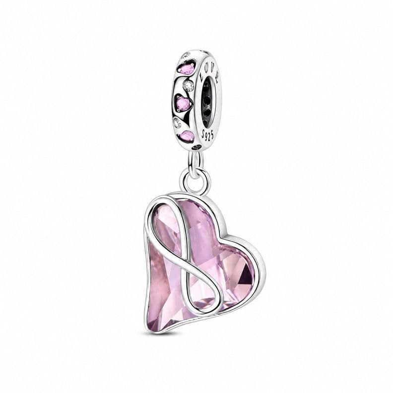 Charm Dije Corazon Infinito Love Mama Plata 925