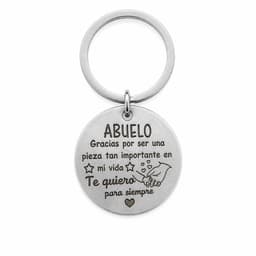 Llavero Amor Abuelo Acero Inoxidable