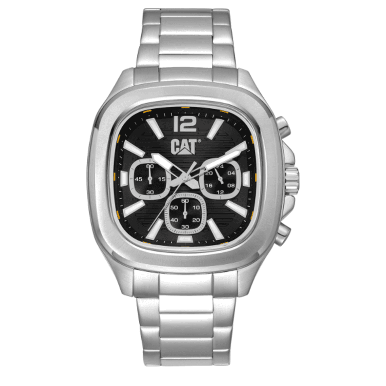 RELOJ CAT AV.143.11.131 AXIS CRONO PLATEADO NEGRO HOMBRE