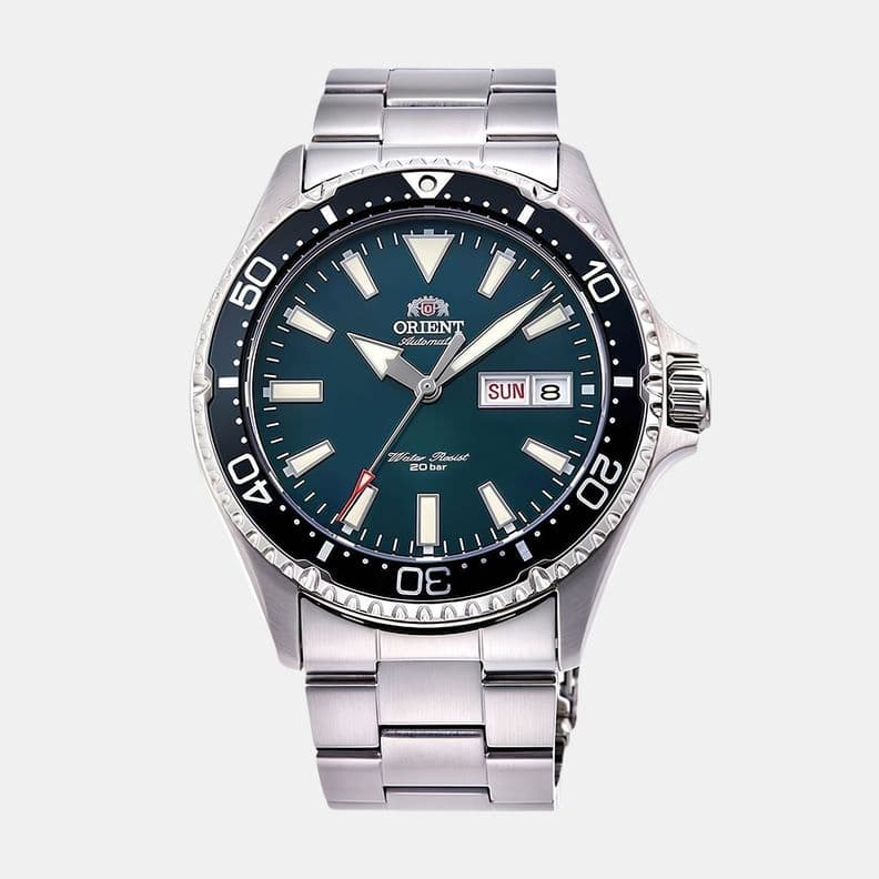 Reloj Orient Kamasu Mako III RA-AA0004E39B Diver Automatico Plateado Hombre