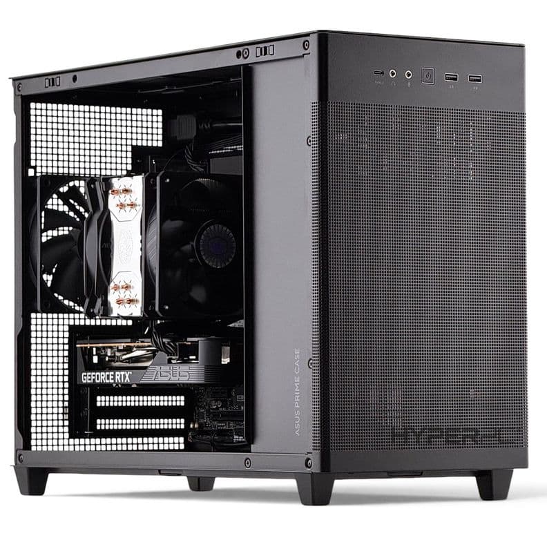 PC Workstation Foto Ultra AMD Ryzen 5 8600G 32Gb DDR5 2+2Tb RTX 5060 Ti Negro