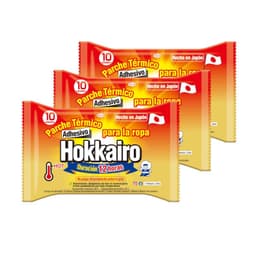 PACK X3 (30 Uni) Parche Termico Hokkairo Blanco