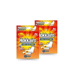 PACK X2 (10 Pares) Hokkairo Parches Termicos para Calcetines Blanco