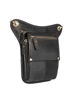 MUSLERA DE CUERO BANANO CUERO NATURAL NEGRO ONYX FRANZ MOSSI