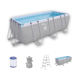 Piscina Estructural Rectangular Avenli 4x2x 0.99 m 7m3 Gris