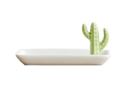 Joyero bandeja de cactus Blanco