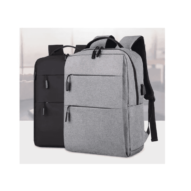 Mochila Anti Robo Unisex Para Notebook Gris