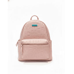 Mochila Bolso con Textura Moda Rosado
