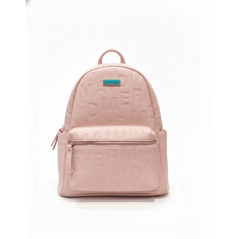 Mochila Bolso con Textura Moda Rosado