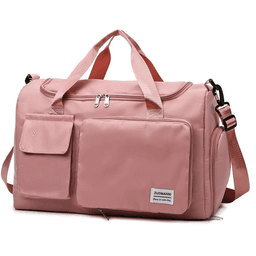 Bolso De Hombro Maleta Sports Gym Bolsa De Viaje Rosado
