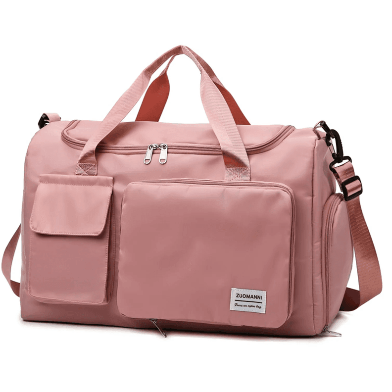 Bolso De Hombro Maleta Sports Gym Bolsa De Viaje Rosado