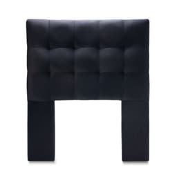 Respaldo Alicante Con Patas Felpa 1,5 Plazas Negro