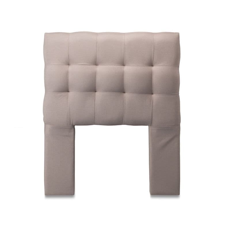 Respaldo Sevilla Con Patas Tela 1 Plaza Beige