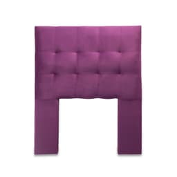 Respaldo Sevilla Con Patas Felpa 1,5 Plazas Morado