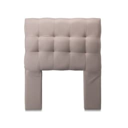 Respaldo Alicante Con Patas Tela 1,5 Plazas Beige