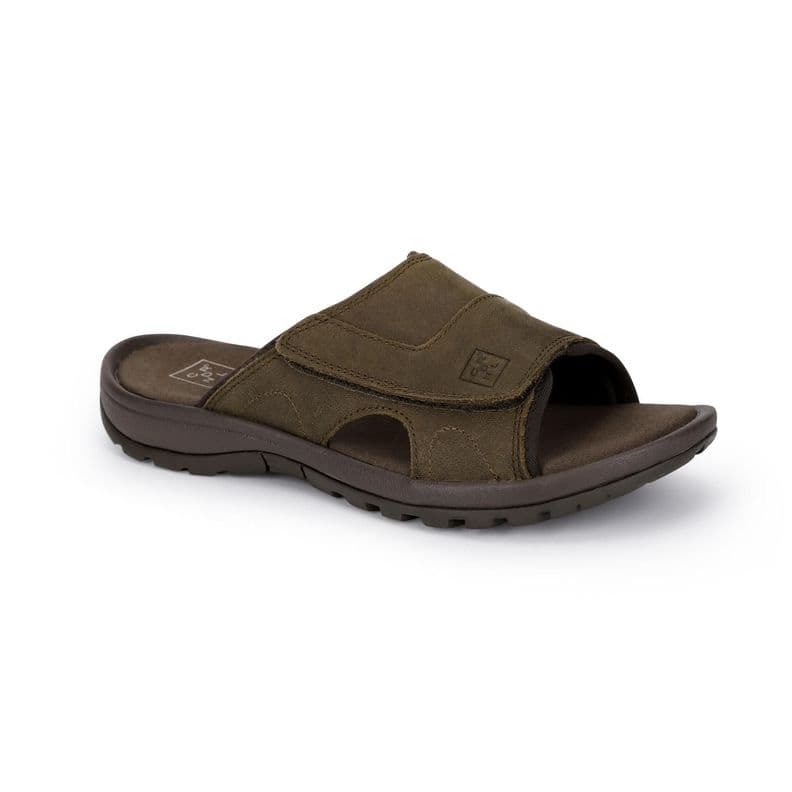 Sandalias Hombre Cuero Coastown Taupe Cardinale Cafe Claro 41