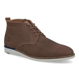Botines Hombre Cuero Cordones Elasticados Varos-6-76 Brandy Bullboxer Cafe Claro 42