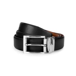 Cinturon Cuero Hombre Reversible Negro y Brandy Cardinale 100