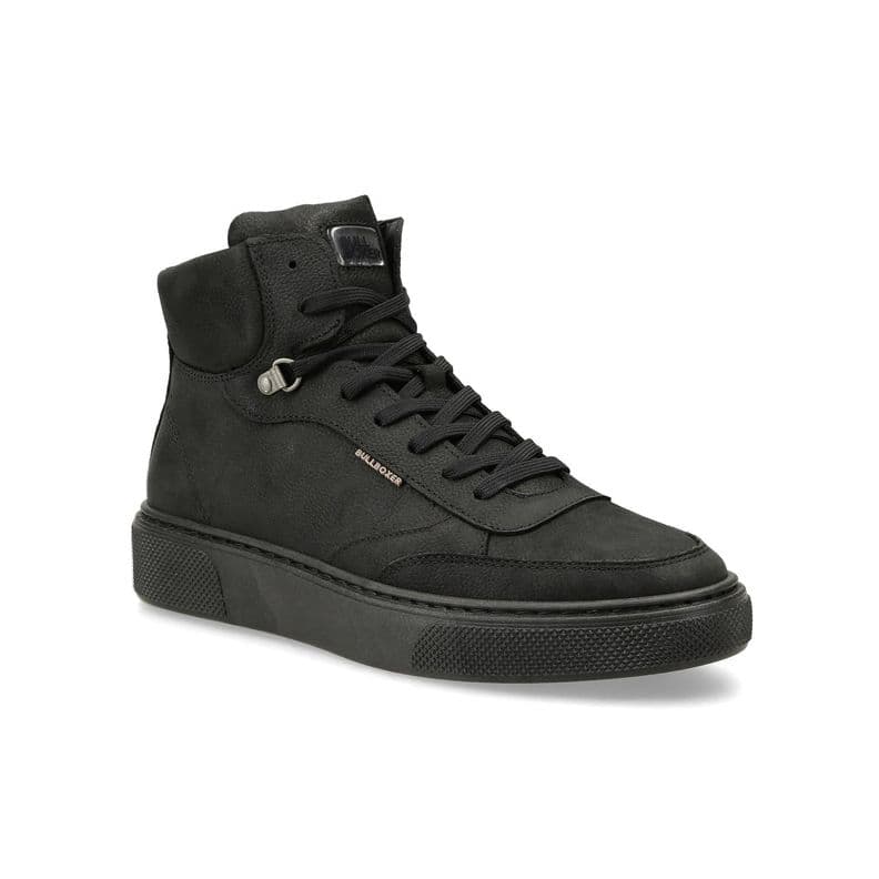 Zapatillas Cana Alta Hombre Cuero Northampton-6-12 Negro Bullboxer 42
