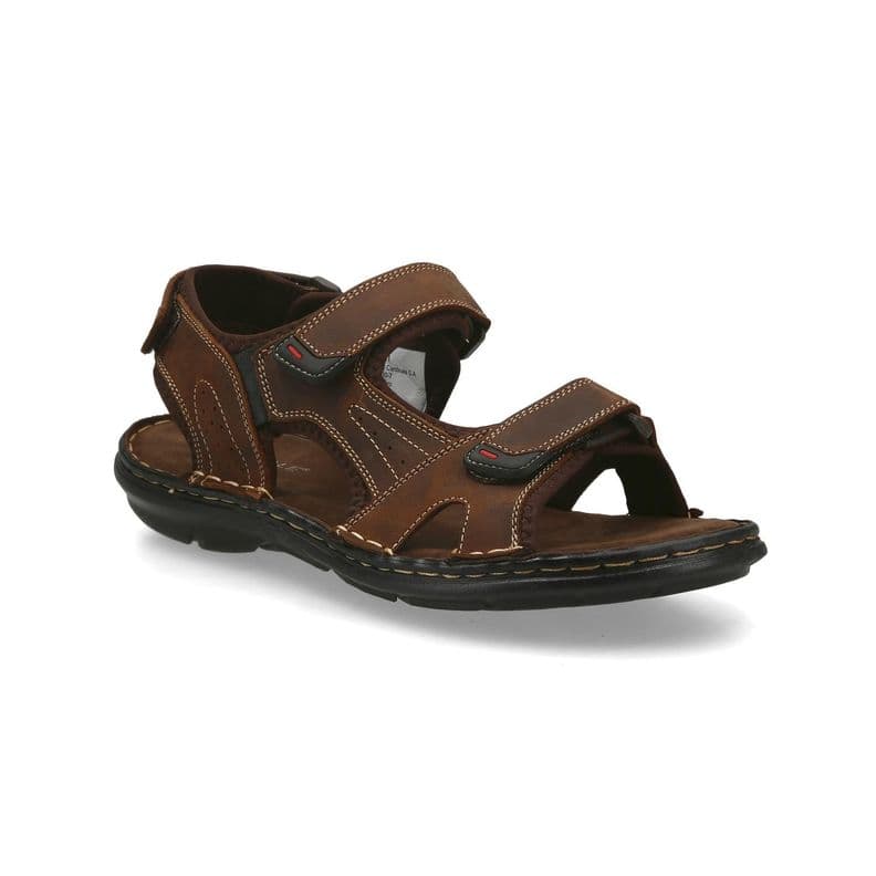 Sandalias Hombre Cuero Cairu Cafe Cardinale 41