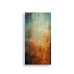 Cuadro Poder Grunge Abstracto Pintura 20x40cm