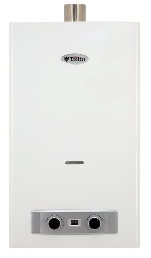 Calefont Albin Trotter Tiro Forzado 10 Litros Gas Licuado Blanco